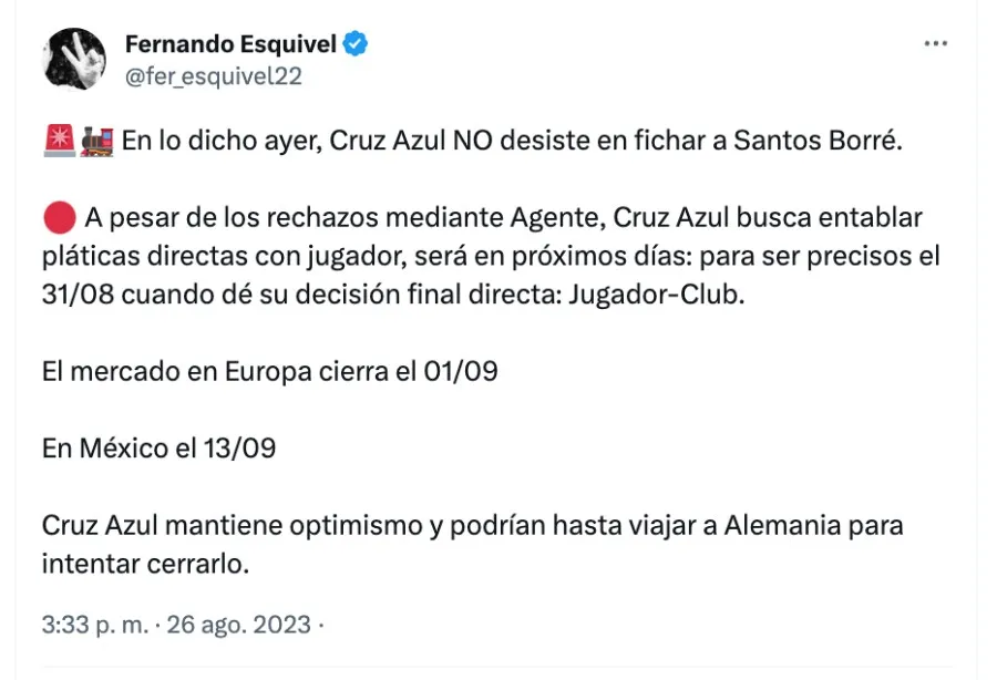 Fernando Esquivel | Twitter