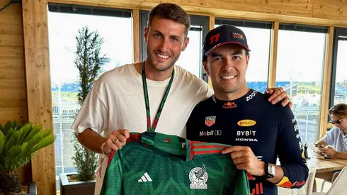 La foto entre Santi Giménez y Checo Pérez que emocionó a México