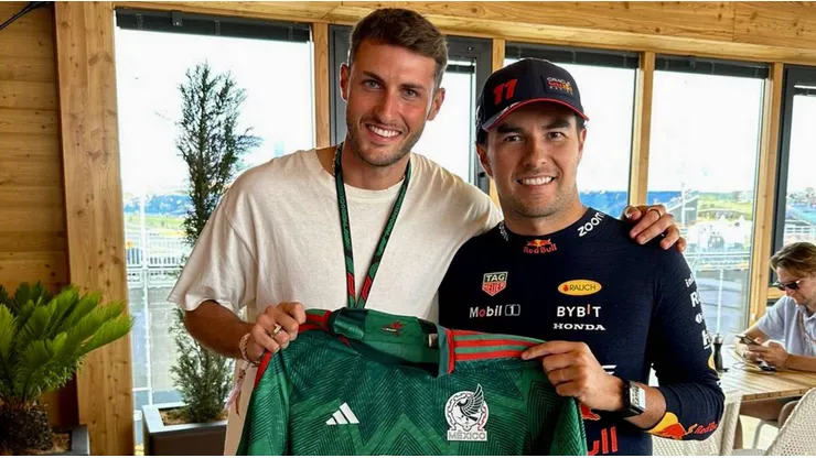 La foto entre Santi Giménez y Checo Pérez que emocionó a México