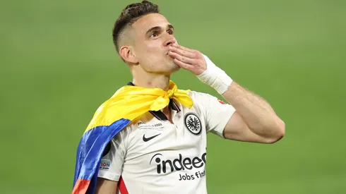 Rafael Santos Borré lleva dos años con el Eintracht Frankfurt.