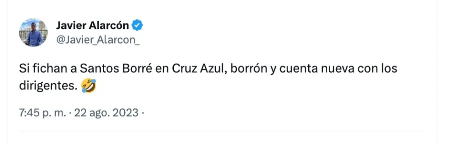 Javier Alarcón | Twitter
