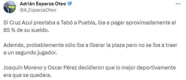 Información de Adrián Esparza