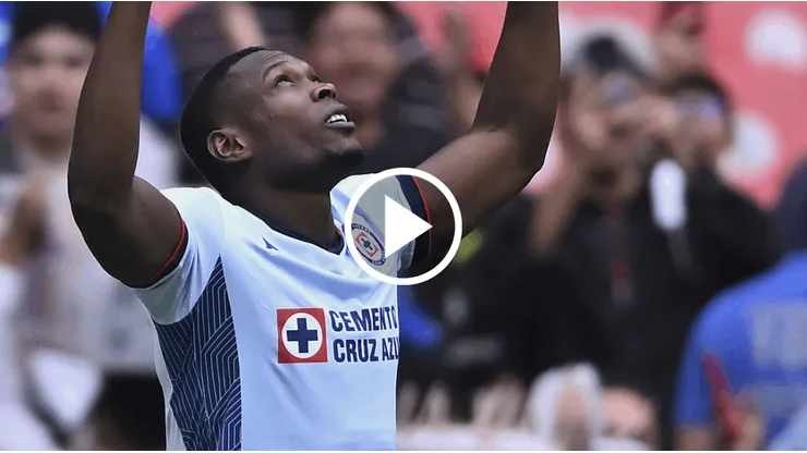 Cambindo anotó su primer gol con Cruz Azul.