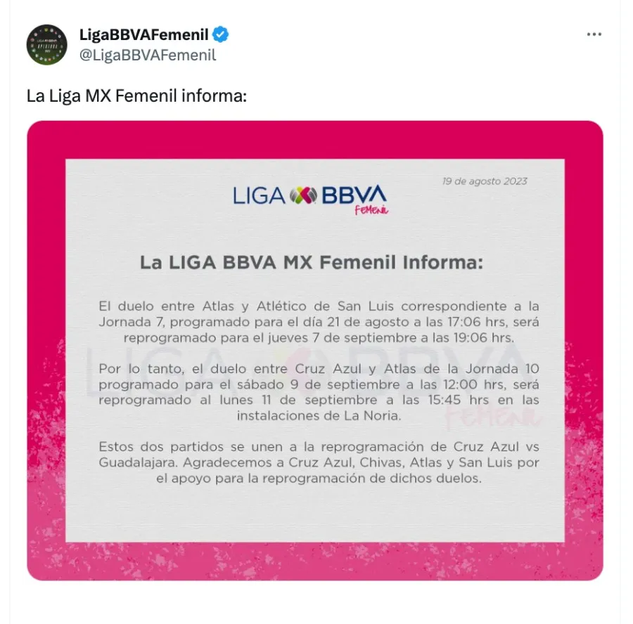 Liga MX Femenil | Twitter