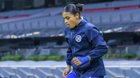 Daniel Flores, jugadora de Cruz Azul Femenil. ¡Fuerza, Blu!