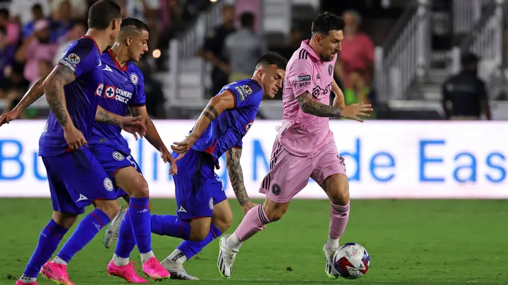 Cruz Azul jugó contra Messi en la Leagues Cup.