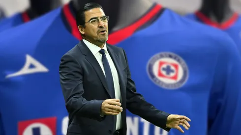 Joaquín Moreno, DT de Cruz Azul.