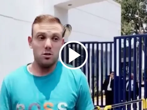 Aficionados de Cruz Azul confrontan a Rotondi