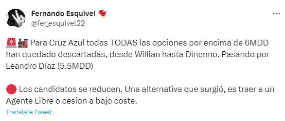 Información de Fernando Esquivel