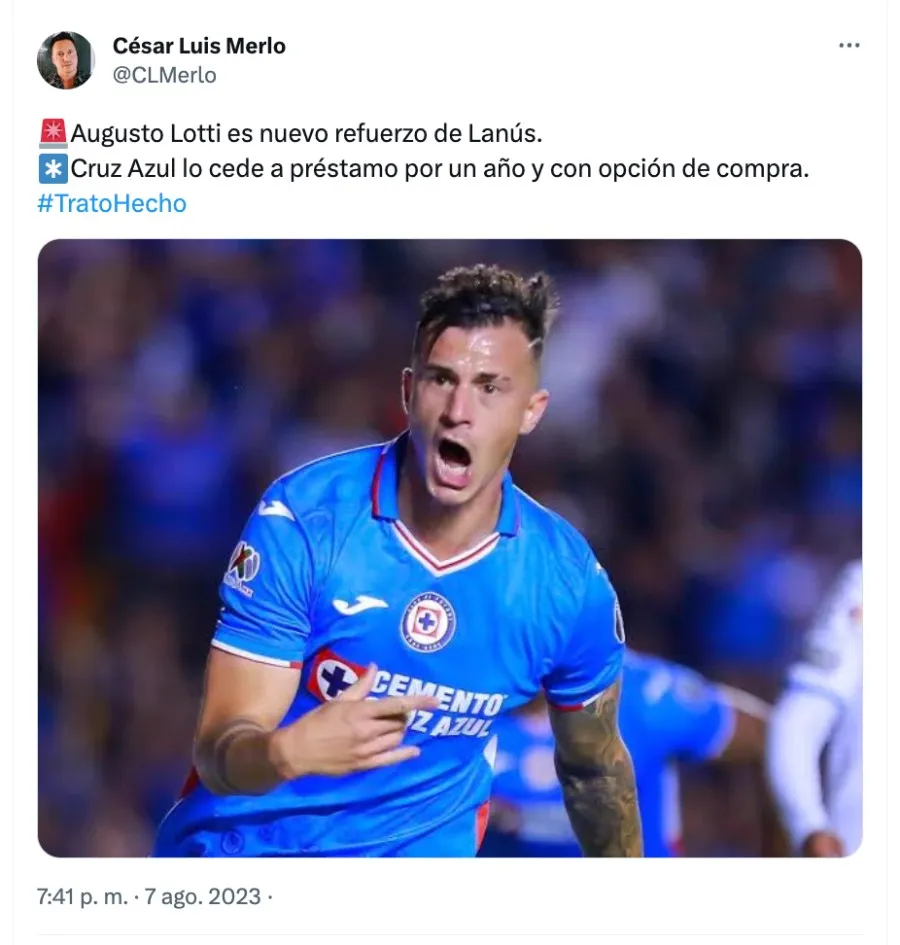 César Luis Merlo | Twitter