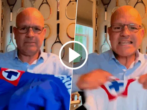 VIDEO: Periodista de ESPN destrozó playeras de Cruz Azul