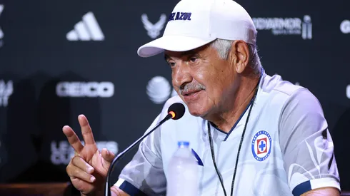 Ricardo Ferretti, DT de Cruz Azul.