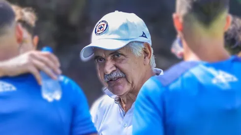 Ricardo Ferretti, DT de Cruz Azul.