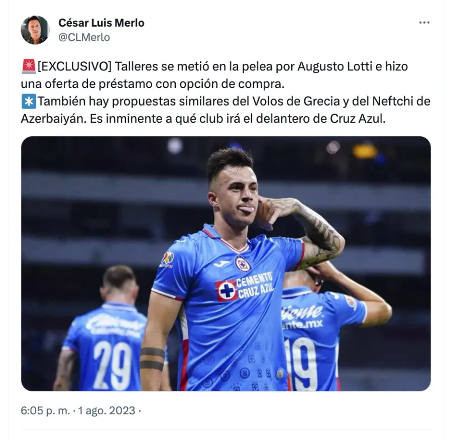 César Luis Merlo | Twitter