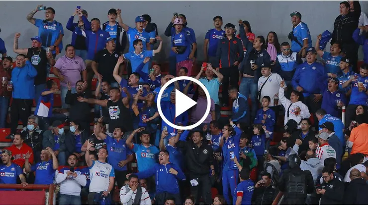 El recibimiento de la afición a Cruz Azul en San Luis