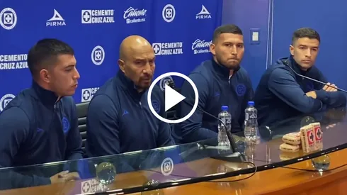 Conferencia de último momento en Cruz Azul.