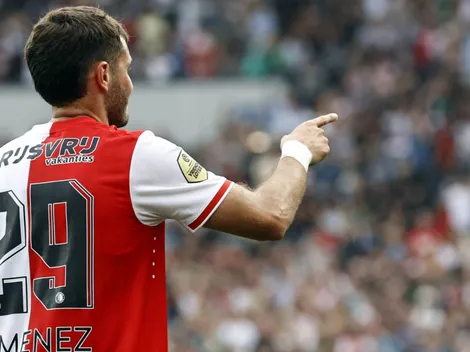 ¡Viva México! Santi Giménez volvio a anotar en la goleada del Feyernood