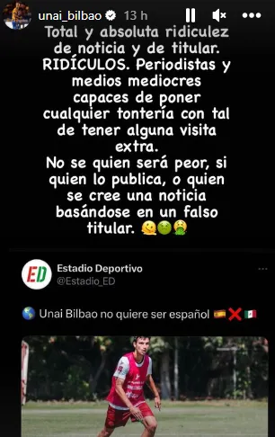 Publicación de Unai Bilbao