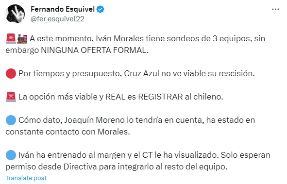 Información de Fernando Esquivel