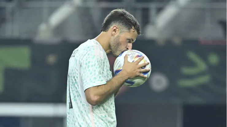 El canterano de los cementeros falló desde los once metros en un nuevo partido del combinado nacional.
