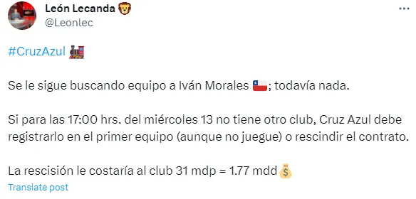 Información de León Lecanda