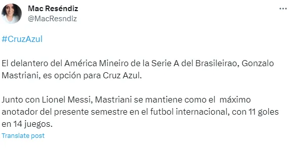 Información de Mac Reséndiz