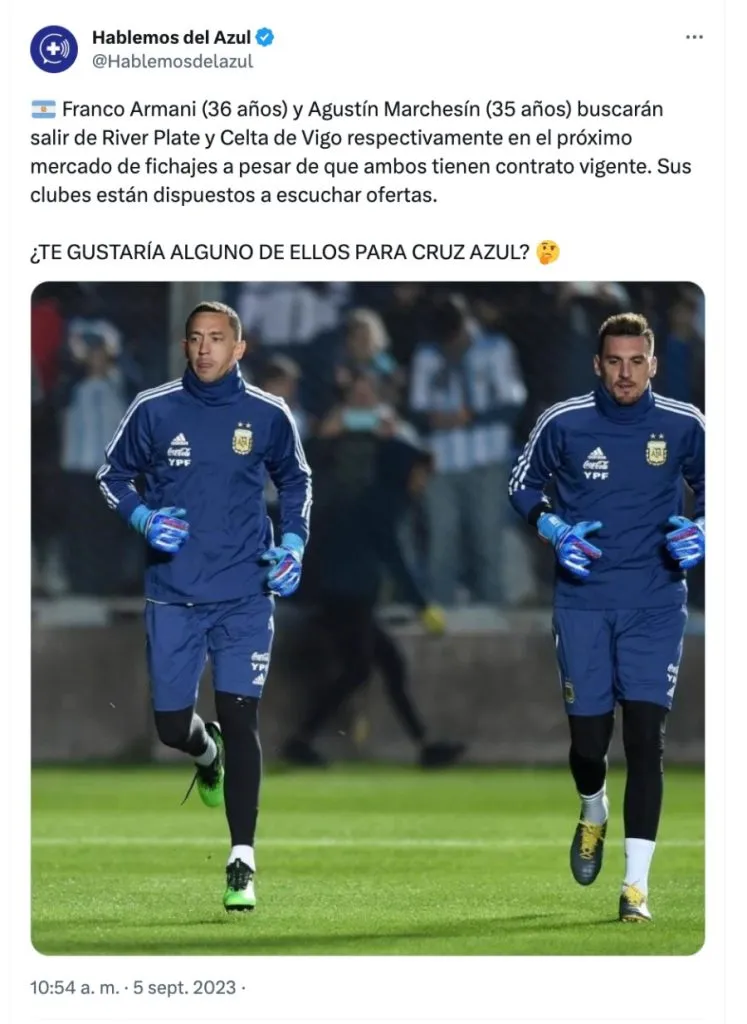 Hablemos del Azul | Twitter