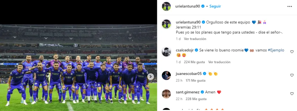 Publicación de Uriel Antuna