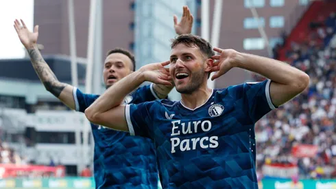 Santiago Giménez, jugador del Feyenoord.