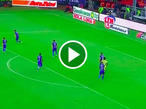 Jurado y un terrible error que le cuesta muy caro a Cruz Azul