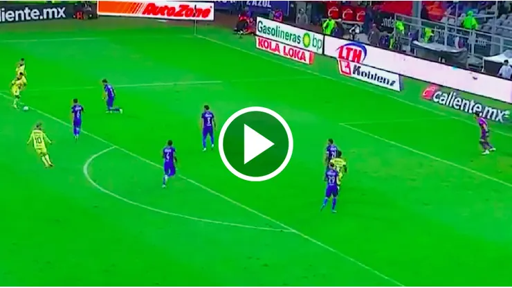 Sebastián Jurado tuvo mucho que ver en el tercer gol del América
