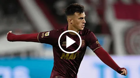 Augusto Lotti ya anotó en Lanús.