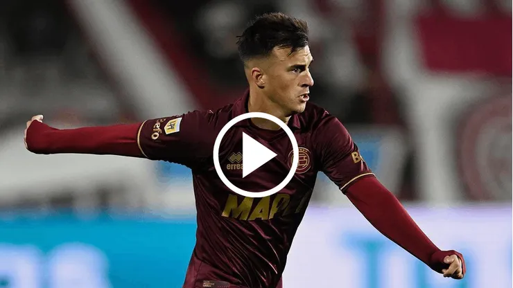 Augusto Lotti ya anotó en Lanús.