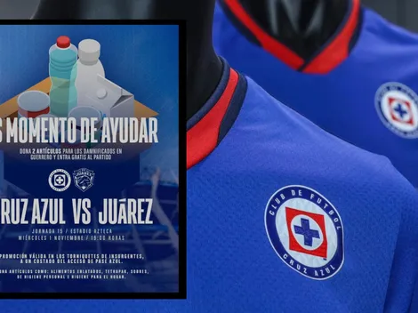 Cruz Azul canjeará boletos para el partido vs. Juárez a cambio víveres