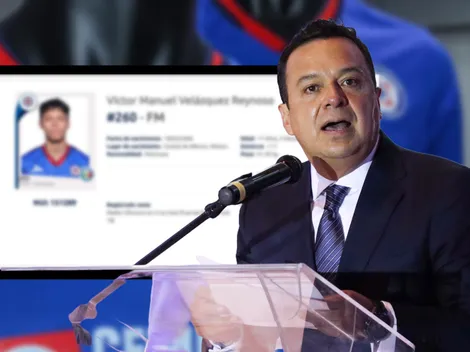 ¿El hijo de Víctor Velázquez juega en Cruz Azul?