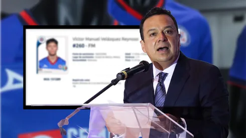 Víctor Velázquez, presidente de Cruz Azul.