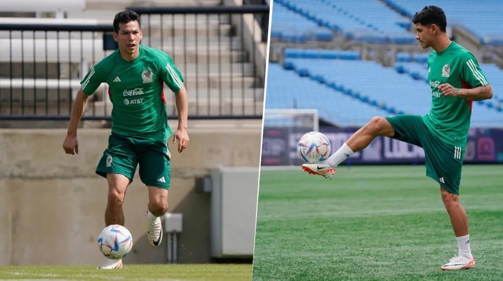 Chucky Lozano y Uriel Antuna serían titulares en el México vs. Ghana (Imago 7 / Especial)