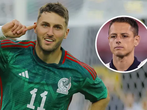 Santi Giménez revivió una frase de Chicharito Hernández