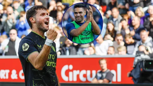 Santiago Giménez reveló que Radamel Falcao es su delantero favorito