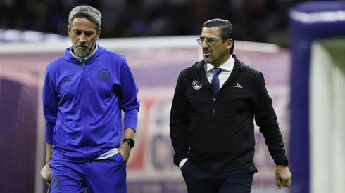 Joaquín Moreno, DT de Cruz Azul.