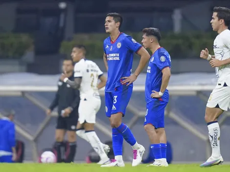 Cruz Azul recibe un duro golpe y cae goleado ante Pumas