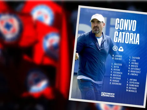 Convocatoria de Cruz Azul para el partido contra Pumas