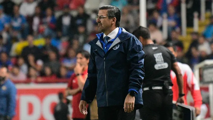 Joaquín Moreno, DT de Cruz Azul.