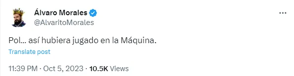 Publicación de Álvaro Morales