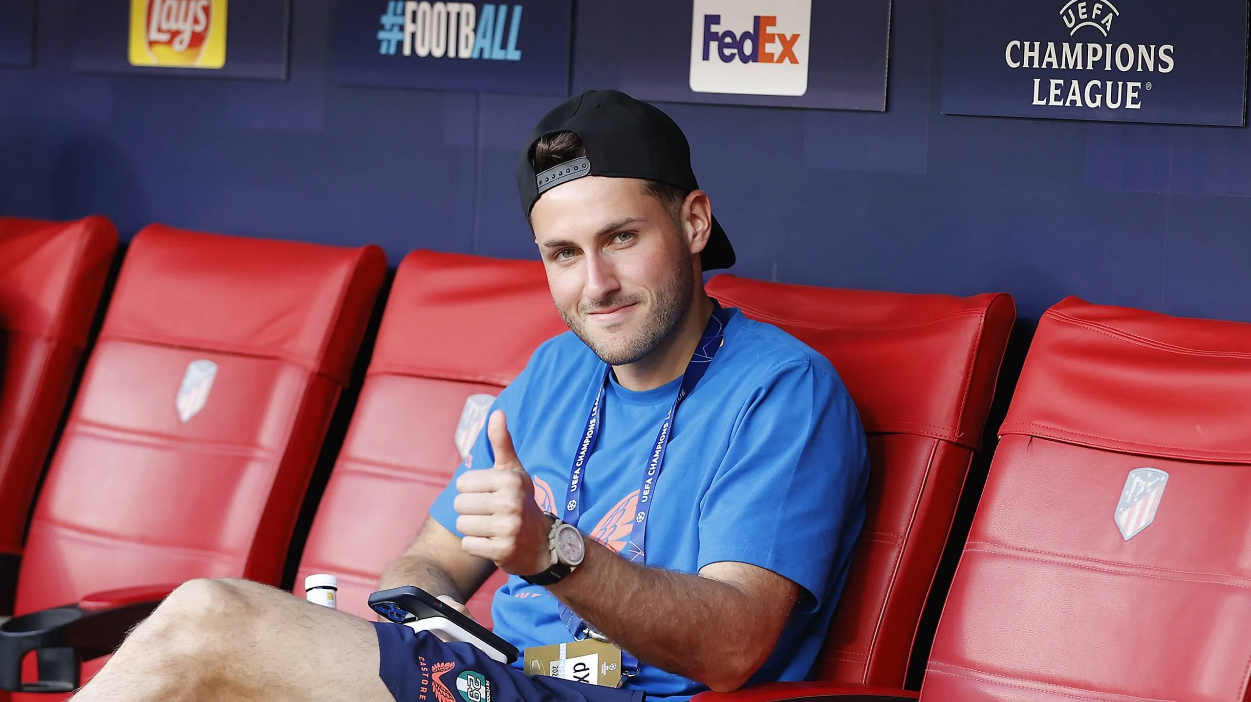 Santi, en el Estadio Metropolitano. (IMAGO)