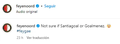 Publicación del Feyenoord