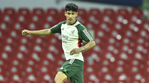 El delantero de Cruz Azul salió desde el inicio y fue uno de los jugadores más activos del combinado de Jaime Lozano.