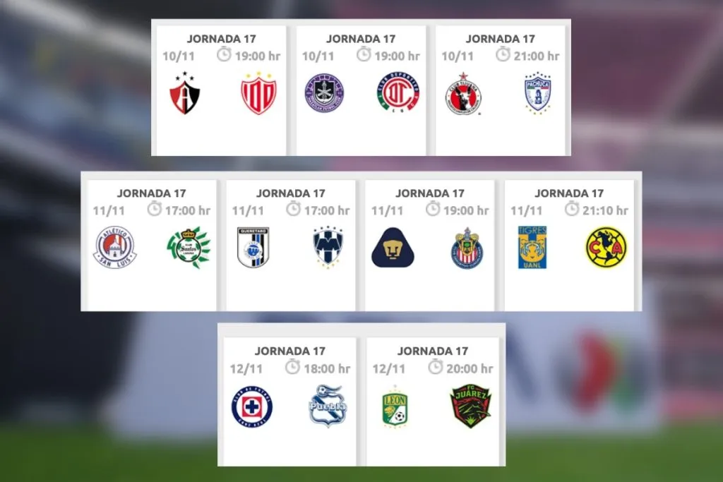 Jornada 17 – Apertura 2023