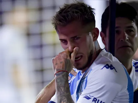 "Andate": Afición de Racing se harta de Gonzalo Piovi