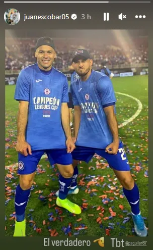 La publicación de Juan Escobar en Instagram